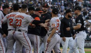 Orioles limit White Sox to 1 hit in 4-1 win; Benches empty after Mateo is hit; Kjerstad homers