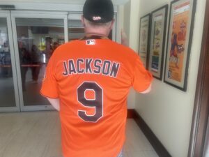Orioles’ Jersey of the Game-Reggie Jackson